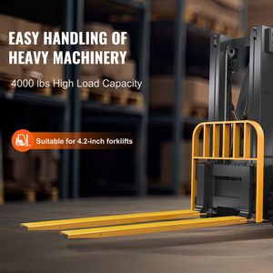 Estensioni per Forche in Acciaio al Carbonio Rinforzato, Lunghezza 84 Pollici, Larghezza 4,5 Pollici, 1 Paio, Accessori per Carrelli Elevatori, Estensioni per Forche per Pallet - Product Image 6