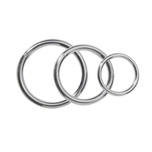 Lot de 3 anneaux en C en nickel pour bijoux, composants et accessoires - Product Image 1