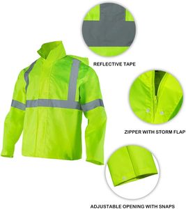 Ropa de Trabajo de Alta Resistencia para la Construcción, Ligera, con Logotipo Personalizado, Nivel D de Protección, Anti-químicos, Ignífuga, Anti-calor - Product Image 1
