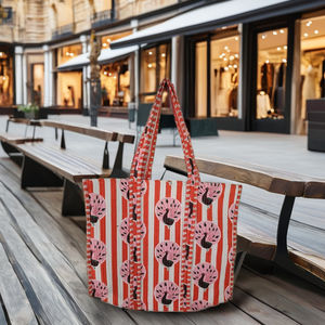 Sacs en coton pour épicerie, sacs à main ethniques faits à la main pour femmes, sacs fourre-tout à bandoulière, fermeture à glissière matelassée, été, hiver, printemps - Product Image 3