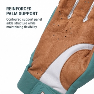 Gants de frappe de baseball professionnels, performance optimale, respirants, à doigts entiers, pour l'entraînement au baseball, équipement pour joueurs - Product Image 5