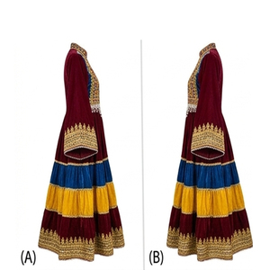 Traditional Handmade Afghani Ethnic <b>Wedding</b> Collection Afghan Kuchi Dress High Quality Silk Material Vintage Afghan Kuchi Dress - Product Image 5
