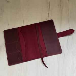 Housse de protection décontractée en cuir véritable durable anti-odeur rechargeable pour carnet NBC-0033 - Product Image 6