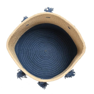 Grand panier artisanal – Panier de rangement naturel durable pour la vente au détail et en gros - Product Image 4