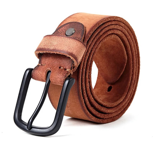 Cinturón de Control para Perro, Duradero, de Cuero Vacuno Genuino, Ajustable, con Hebilla de Acero Resistente, de Lujo, Precio de Fábrica Premium - Product Image 6