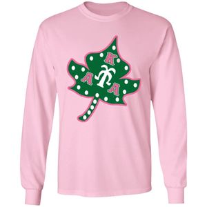 Camiseta Rosa de Manga Larga con Cuello Redondo y Estampado Gráfico, Camiseta Informal para Mujer, Diseño Colorido en la Parte Delantera, Ropa de Moda Urbana - Product Image 1