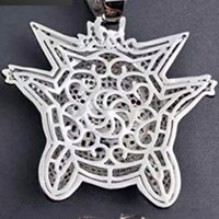 Liontin Kalung Wanita Hiphop 2025, Berbahan Perak S925 dan Emas Asli 18K, Moissanite VVS Berkualitas Tinggi, Desain Huruf Cetak, Model Iced