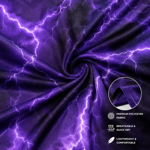 Custom Purple Lightning Print Gym Tank Top for Men 3D Sublimation Bodybuilding <b>Stringer</b> <b>Vest</b> Sleeveless Fitness Sportswear OEM - Product Image 5