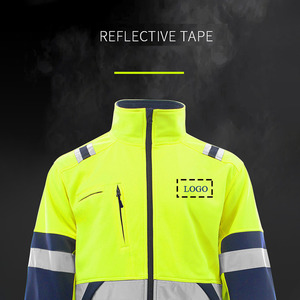 Jackets Hi Vis Construction Jackets Men <b>Work</b> Clothes Jackets <b>Waterproof</b> Custom Safety Jackets Hi Vis <b>Work</b> - Product Image 3