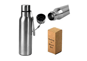 Bouteille d'eau en acier inoxydable à isolation sous vide avec personnalisation et impression pour usage promotionnel au bureau - Product Image 4