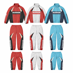 Survêtement en nylon automne 2026, personnalisable avec logo de marque, deux pièces, cordon de serrage, respirant, léger, coupe-vent, séchage rapide, pantalon taille haute - Product Image 4
