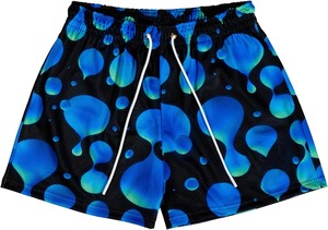 Pantalones Cortos de Baloncesto para Hombre de 6 Pulgadas, Estilo Urbano, Cintura Alta Elástica, Logotipo Frontal, 100% Poliéster, Color Sólido, Impresión Personalizada - Product Image 4