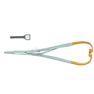 Portaagujas con TC 20 cm tamaño de sutura extremadamente delicado 3-0-5-0 Instrumentos quirúrgicos dentales - Product Image 2