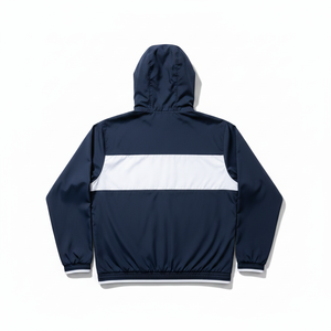 Veste coupe-vent légère et imperméable pour homme, avec logo personnalisé, respirante, color block, fermeture éclair, pour sports de plein air, vente en gros - Product Image 3