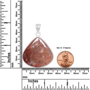 Wholesale Supplier of Vintage Style Natural 925 Silver Cherry Quartz Jewelry Manufacturing Silver Plated Brass Charms Pendant - Product Image 2
