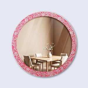 Miroir mural en nacre, nouveau design, pour chambre, salle de bain, hôtels, restaurants, avec incrustation de nacre. - Product Image 6