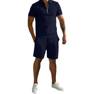 Professional Men's Summer Shorts Set High Quality Casual Outfit <b>T</b>-<b>Shirts</b> Canvas Quick Dry Breathable High Street Style - Product Image 2