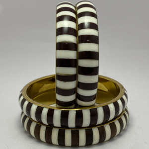 Brass Pretty Designer Jewelry <b>Bangle</b> <b>Bracelets</b> in Gold Tone with Colorful Resin Stone Handmade Fashion Accessories for Women - Product Image 1