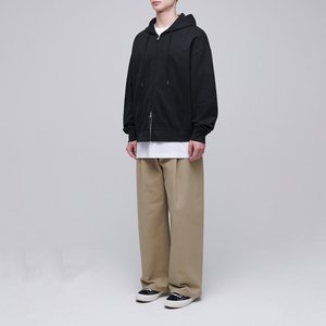 Sweat-shirts à fermeture éclair pour hommes, décontractés, d'extérieur, d'hiver, avec logo personnalisé, 100% coton, très vendus - Product Image 5