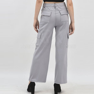 Pantalones Cargo Elegantes para Mujer, Ligeros y Cómodos, con Bolsillos Utilitarios para el Uso Diario - Product Image 3