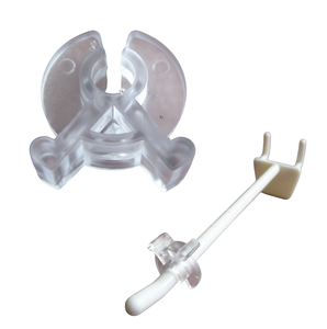 ตะขอเกี่ยวพลาสติกใส ทนทาน ป้องกันการโจรกรรม สำหรับติดตั้งโชว์สินค้าในร้านค้าปลีก - Product Image 1