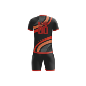 Ensemble complet de football unisexe 100% polyester, maillot et short de football, séchage rapide, personnalisable, OEM, vente en gros - Product Image 4