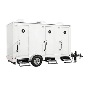 Toilettes et douches de luxe pour extérieur, remorque de toilettes mobiles ou portables à vendre - Product Image 2