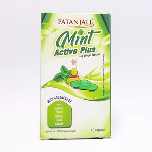 Patanjali Mint Active Plus 10 N Tabletas Herbales de Menta para Frescura, Apoyo Digestivo y Bienestar Diario - Product Image 2