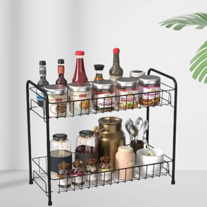 Escurridor de platos de acero inoxidable de alta resistencia para cocina con almacenamiento de varias capas para una máxima utilización del espacio - Product Image 2