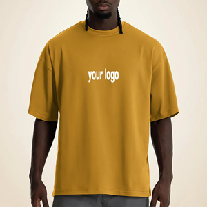 เสื้อยืดโอเวอร์ไซส์ผู้ชาย ลายฟอกสี ผ้าถัก 100% คอตตอน 300gsm คอกลม สไตล์ลำลอง สตรีทแวร์ แขนสั้น แห้งเร็ว ระบายอากาศได้ดี - Product Image 4