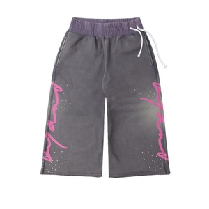 Conjunto Deportivo Unisex Vintage de 2 Piezas con Efecto Desgastado, Sudadera Corta con Estampado de Pantera Lavado al Ácido + Pantalón Ancho Estilo Urbano Estadounidense - Product Image 3