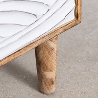 Table de chevet en bois de manguier Vandana Nova Radiant