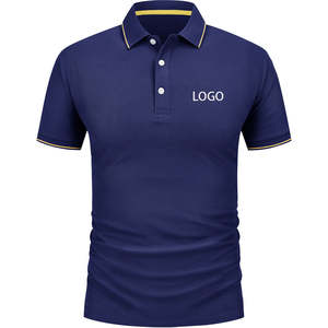 Chemises polo pour hommes de haute qualité, manches courtes, été, séchage rapide, t-shirts sportifs, logo personnalisé, grandes tailles, vente en gros de chemises polo pour hommes - Product Image 2