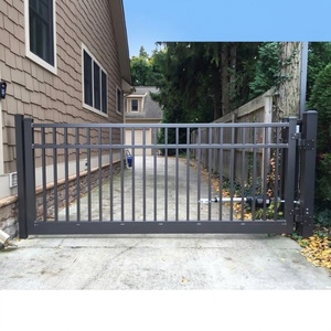 Puerta Doble Europea KHP con Recubrimiento en Polvo, Resistente al Óxido, Altamente Duradera, Apertura Abatible, Fácil Montaje para Uso en Exteriores - Product Image 6