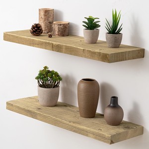 Teak Wood Single Tier Minimalist <b>Wall</b> <b>Shelves</b> & <b>Floating</b> <b>Shelves</b> OEM Custom Wholesale | Aqudus Saleem India - Product Image 3