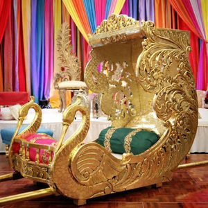 Premium Maharaja Style Wedding Palki <b>Doli</b> for Bride Entry Entrance Best Traditional Palki Factory Price Trending Marriage <b>Doli</b> - Product Image 4