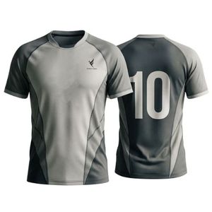 Camiseta de Fútbol Americano al por Mayor de Calidad, Transpirable, de Secado Rápido, Clásica, Retro, de Manga Corta, Personalizada con Sublimación, 100% Poliéster - Product Image 3