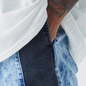 Pantalones de chándal de lona prémium para hombre, de cintura media, con lavado ácido, estilo casual urbano, para uso diario, holgados, de algodón suave, desgastados, vintage - Product Image 3