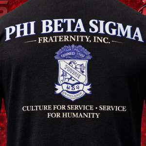 T-shirts de fraternité personnalisés en coton 100% de haute qualité en gros pour les clubs universitaires et Sigma Beta Phi - Product Image 4