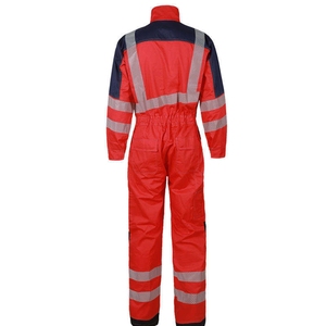 Overol de Seguridad Reflectante Resistente para Trabajadores de la Construcción y de Fábrica con Múltiples Bolsillos, Ajuste Cómodo y Personalizable - Product Image 4