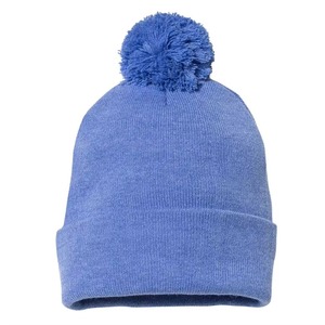 Chapeau d'hiver personnalisé pour adultes, garçons et filles, doublure en polaire, pompon - Product Image 1