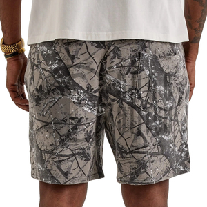 Men’s Custom Camouflage Bermuda Shorts Casual Streetwear Drawstring Shorts with <b>Elastic</b> Waist Breathable Summer Printed Shorts - Product Image 3