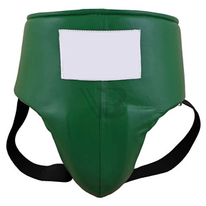 Protection inguinal en cuir PU de dernière génération, fabriquée en cuir de mouton de qualité supérieure, pour la boxe et les sports de combat. - Product Image 1