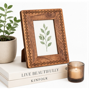 Wholesale Handcrafted Wooden Photo <b>Frame</b> <b>Vintage</b> Carved Wood <b>Picture</b> <b>Frame</b> Custom Desktop Stand Home Decor <b>Picture</b> <b>Frame</b> - Product Image 6