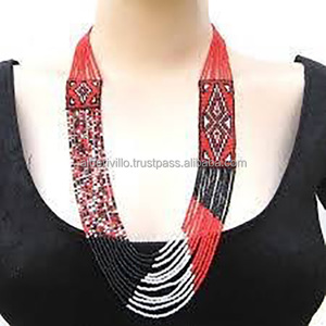 Bijoux ras du cou personnalisables en perles de verre abordables pour femmes et filles Colliers de bohème Colliers de perles de rocaille simples - Product Image 3