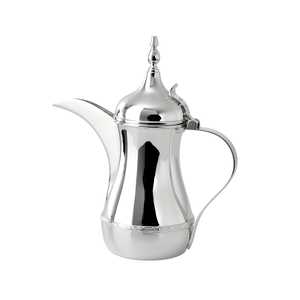 ดัลลาห์ทรงกลมเคลือบทองเงา ดีไซน์ลายตอก พร้อมฝาปิด สำหรับใช้ภายในและภายนอก - Product Image 6