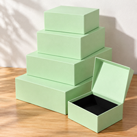 Boîte cadeau orange de luxe personnalisée, boîte d'emballage en carton rigide avec insert en mousse pour bijoux, montres, parfums