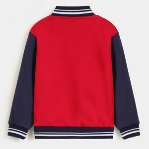 Men's Varsity Jacket New Arrival Custom Logo Embroidered Stand Collar Baseball Bomber College Letterman Style - Product Image 3