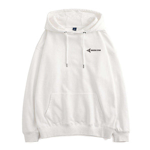 Sudadera con Capucha Extra Grande para Hombre Daizen Star, Color Sólido, Felpa de Algodón, Antiarrugas, Informal, para Otoño, con Bolsillos, Corte Regular - Product Image 2