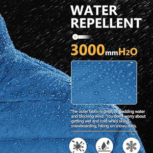Veste matelassée légère pour homme, veste d'hiver OEM pour le ski, la neige, les activités de plein air, tissu hydrofuge, directement de l'usine - Product Image 5